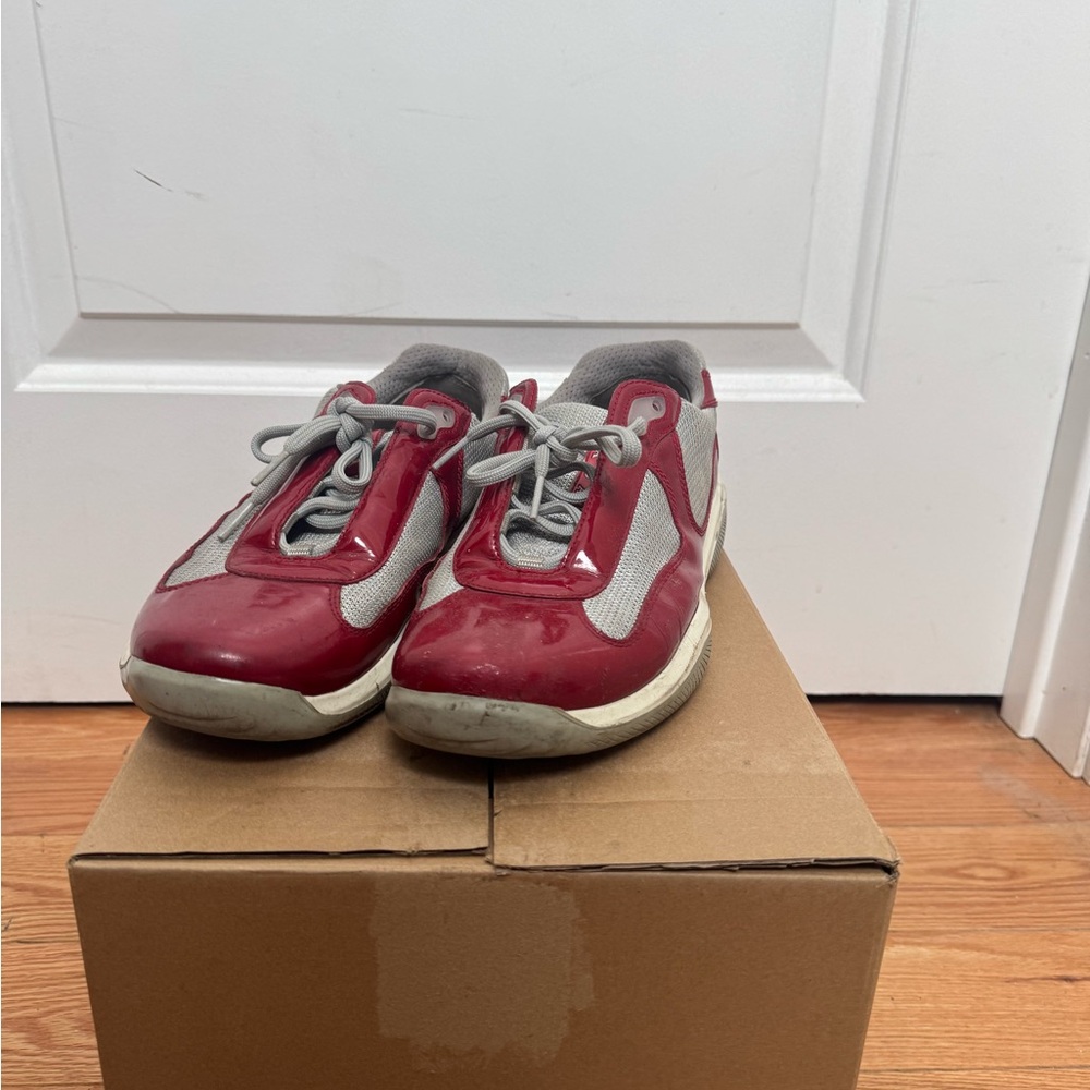 Cherry Red Prada America’s Cup UK 8.5